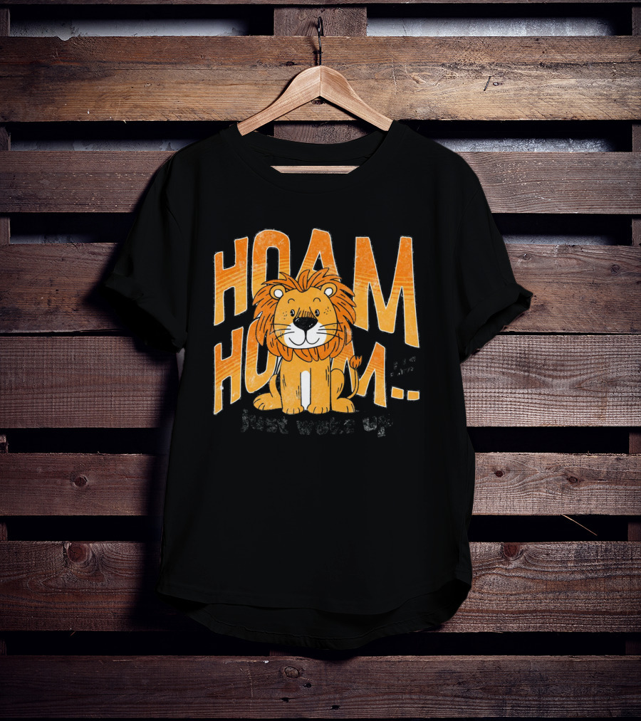 HOAM HOAM Just Woke Up Lion T-Shirt
