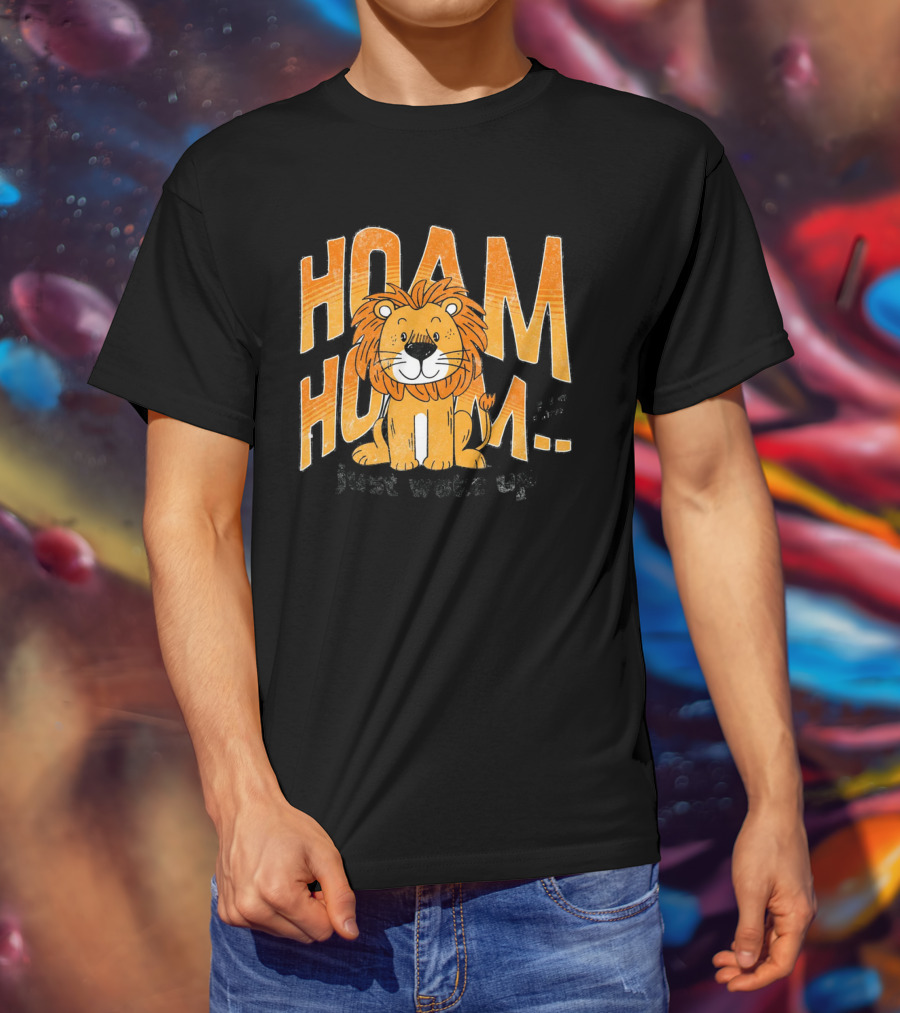 HOAM HOAM Just Woke Up Lion T-Shirt