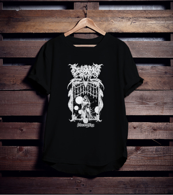 Riddickart X Worm Bluenothing Dark Fantasy Gothic Metal T-Shirt