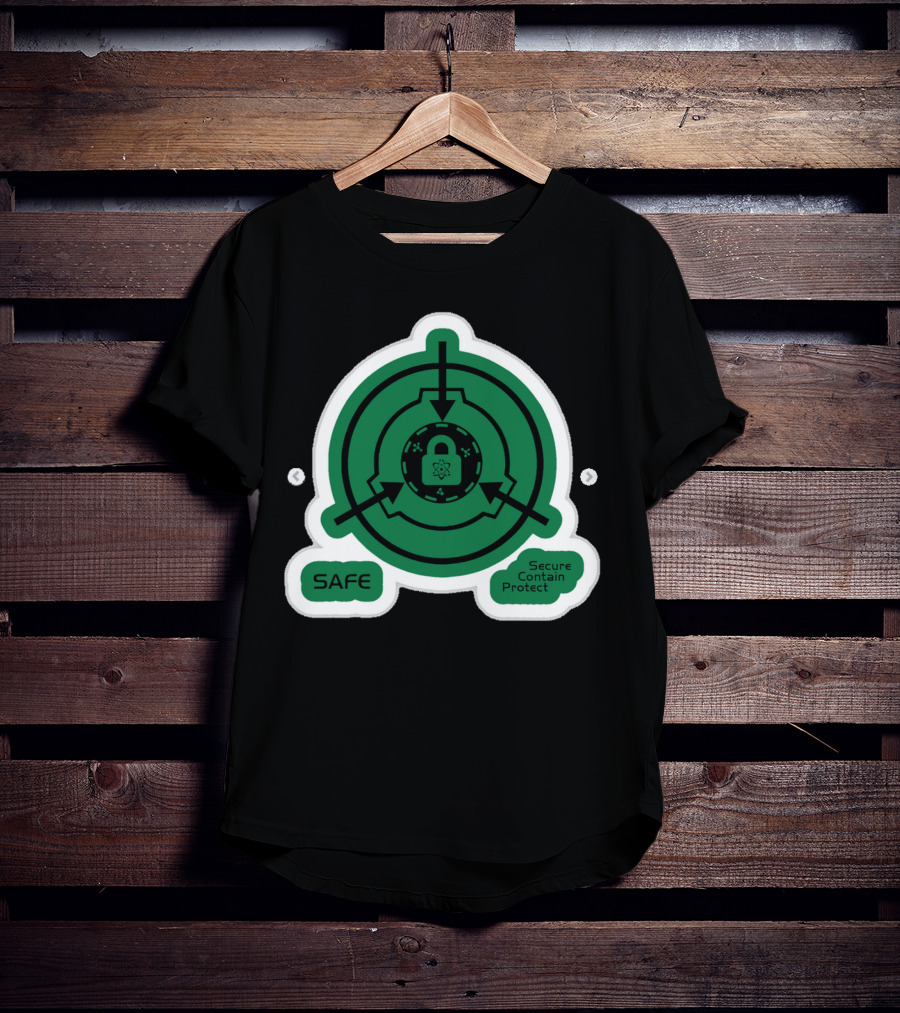 Safe Secure Contain Protect Lock T-Shirt