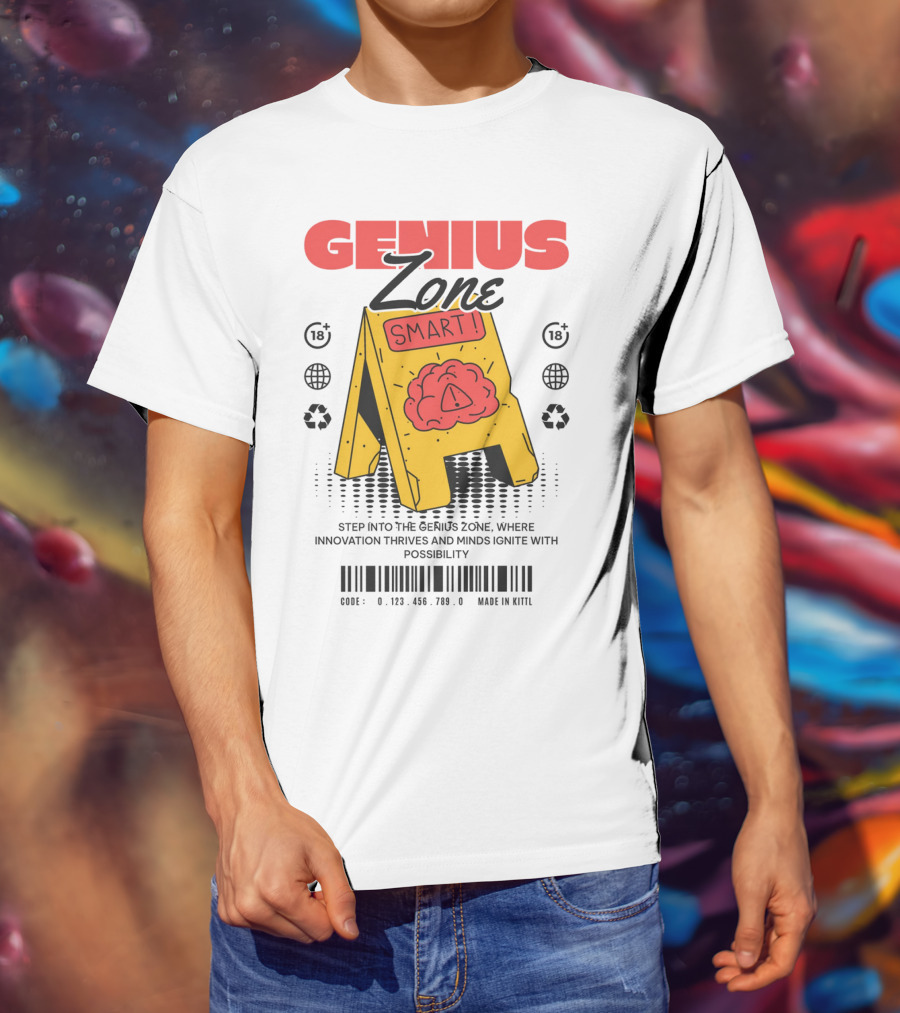 GENIUS ZONE SMART BRAIN SIGN T-Shirt