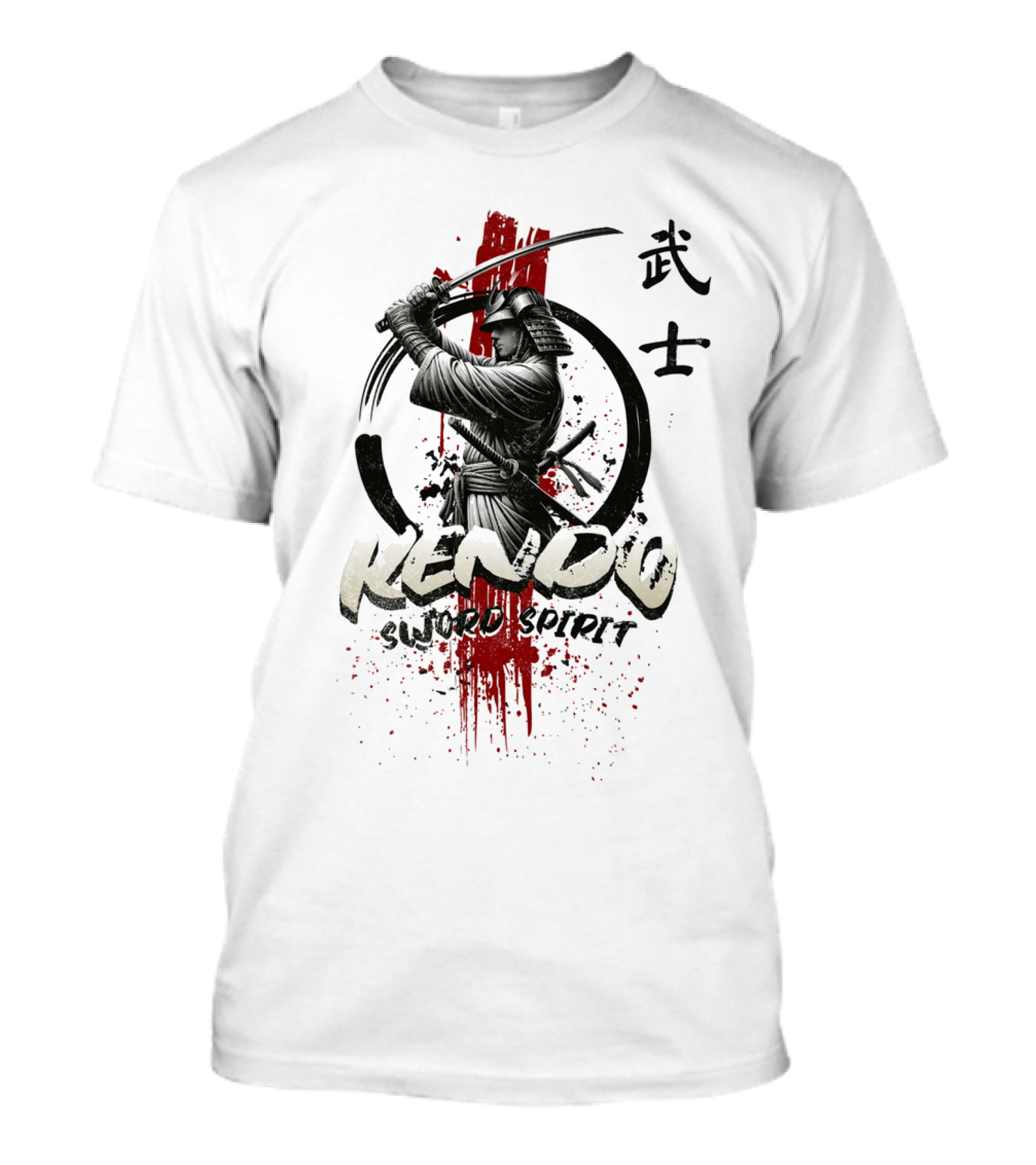 Kendo Sword Spirit Bushido Warrior T-Shirt