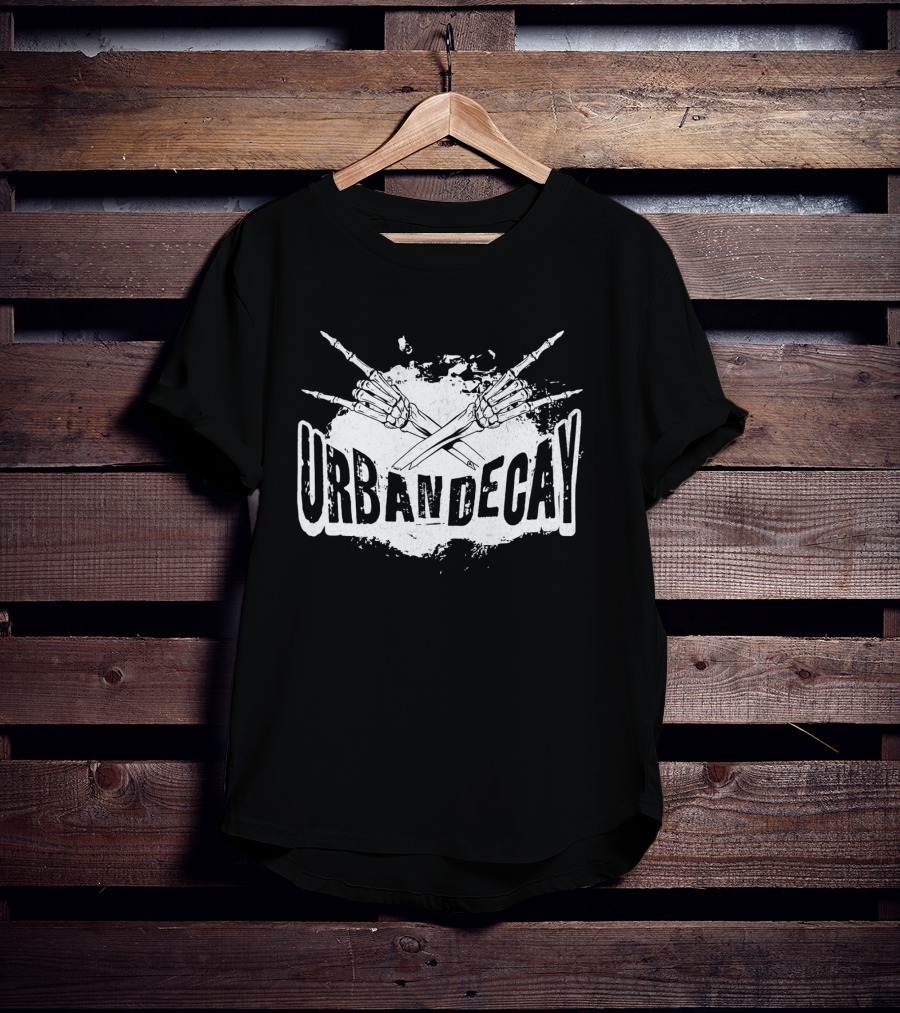 UrbanDecay Skeleton Hands Grunge T-Shirt