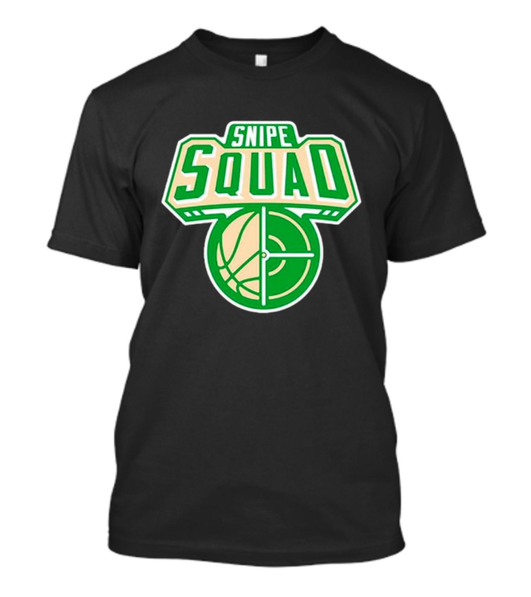 Milwaukee Bucks Snipe Squad Basketball Target Green T-Shirt