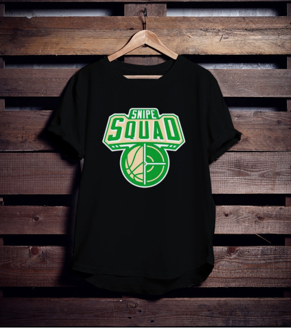 Milwaukee Bucks Snipe Squad Basketball Target Green T-Shirt
