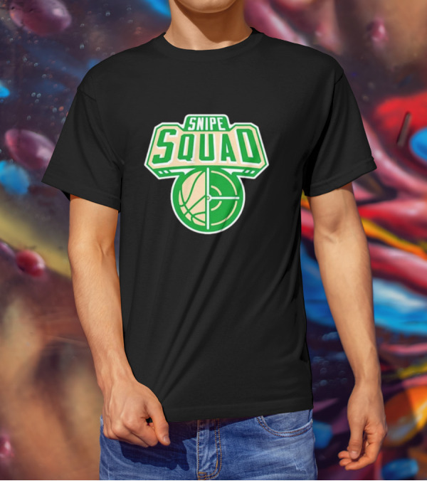 Milwaukee Bucks Snipe Squad Basketball Target Green T-Shirt
