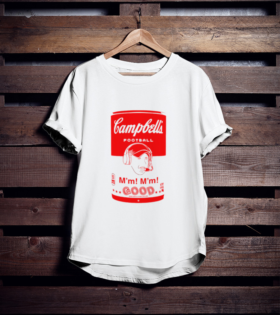 Campbell’s Football M’m M’m Good Soup Headset Coach T-Shirt