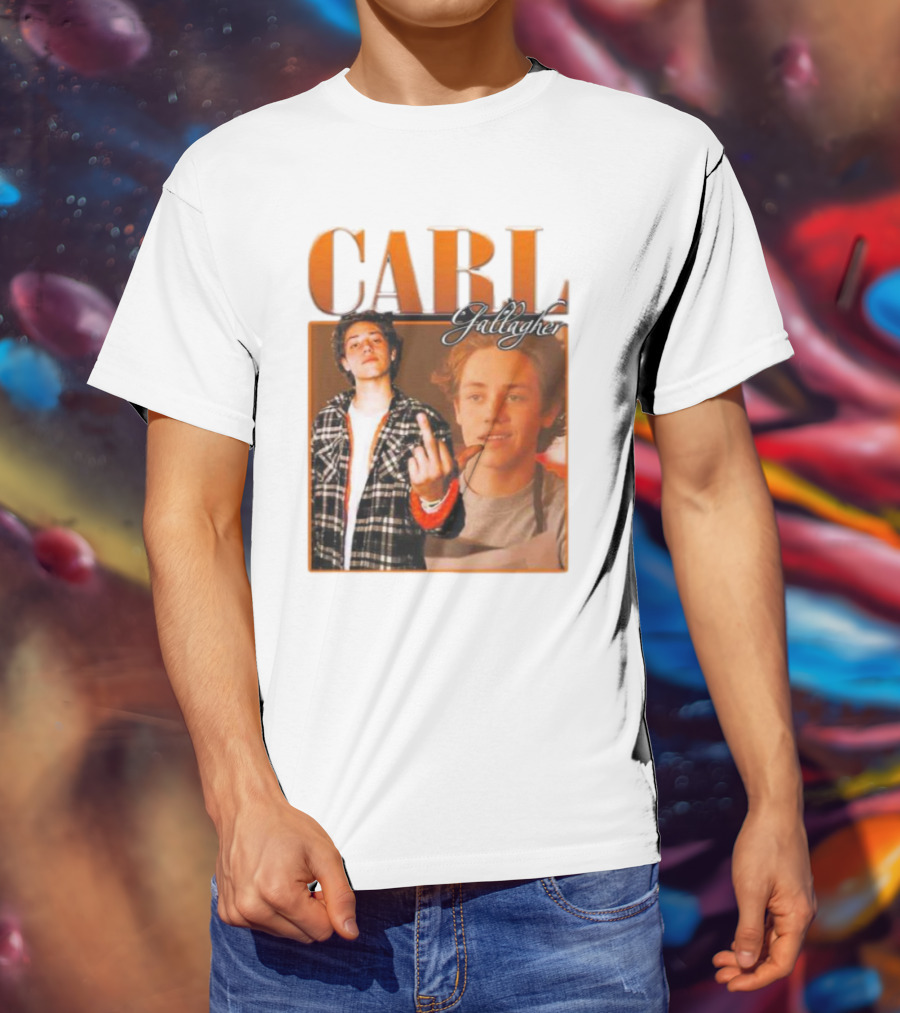 Carl Gallagher 90s Inspired Grunge Aesthetic With Attitude T-Shirt