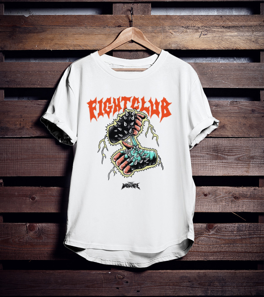 Fight Club Gloves Spiked Violence T-Shirt