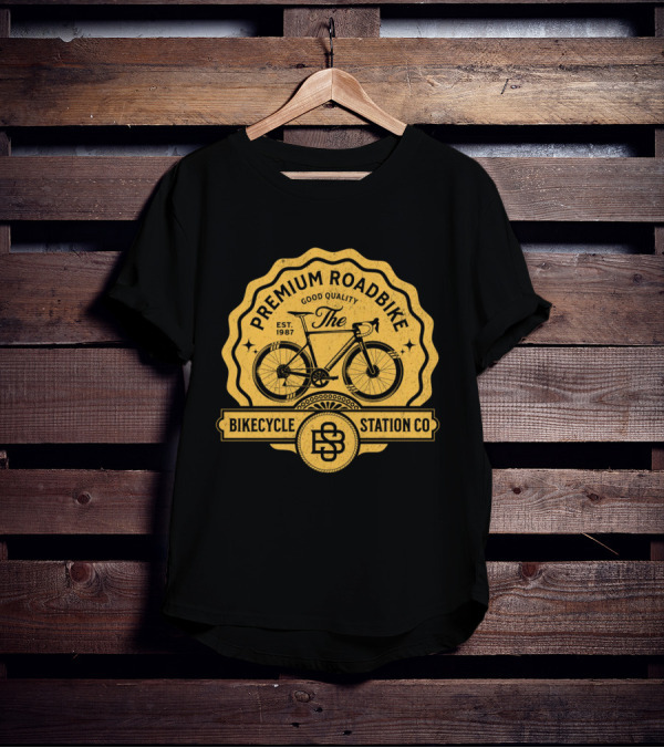 Premium Roadbike Good Quality Bikecycle Station Co. Est. 1987 T-Shirt