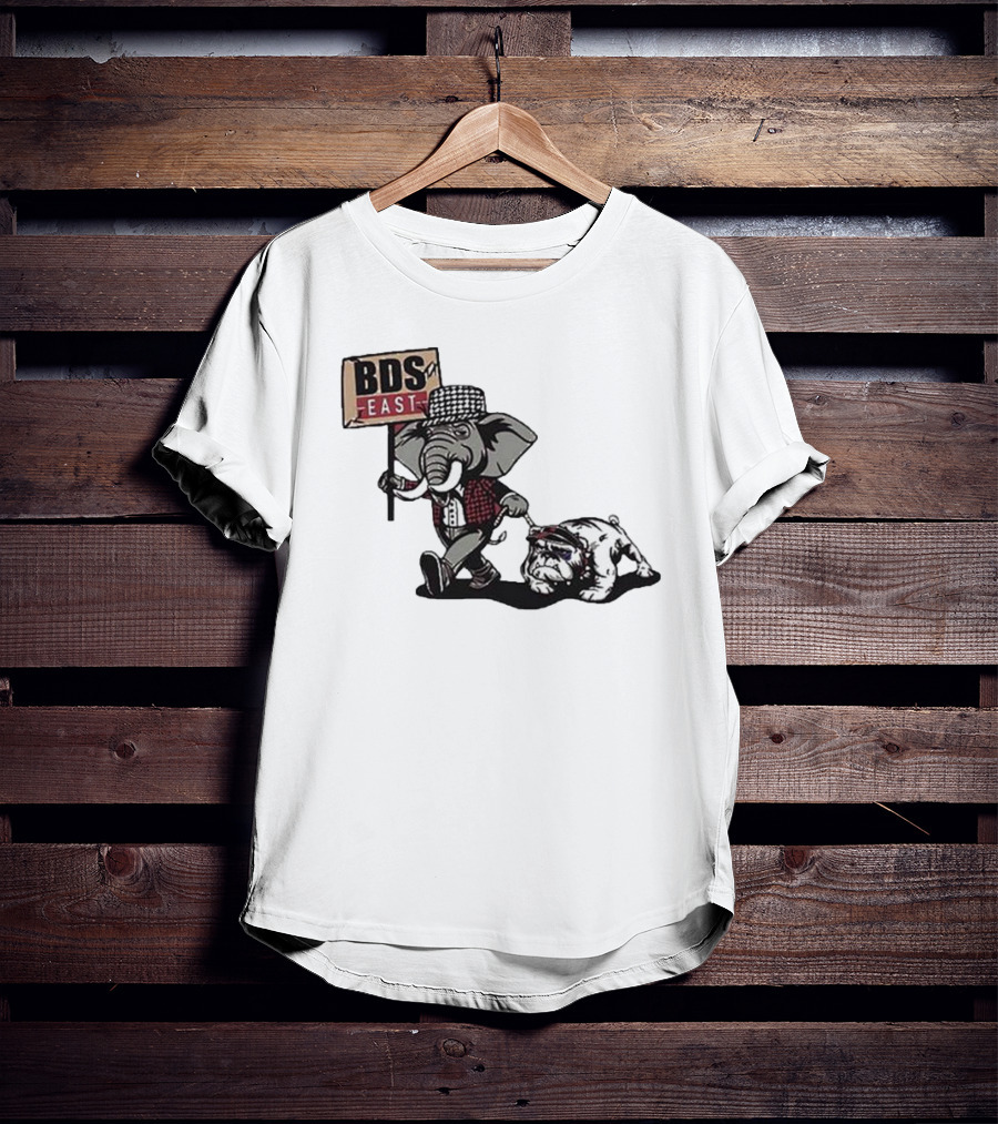 ALABAMA BDS East Elephant With Bulldog T-Shirt
