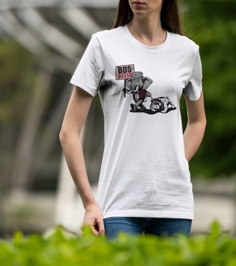 ALABAMA BDS East Elephant With Bulldog T-Shirt