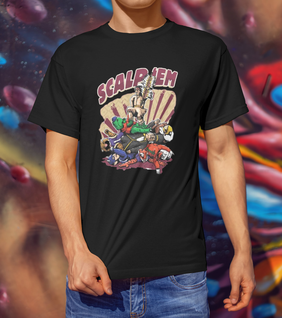 Florida State Seminoles Scalp Em Football Victory Over Rivals T-Shirt