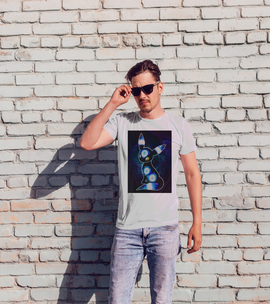 Umbreon Galaxy Cosmic Pokemon T-Shirt