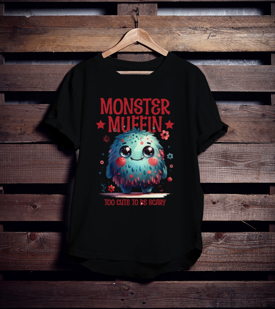 Monster Muffin Too Cute To Be Scary T-Shirt