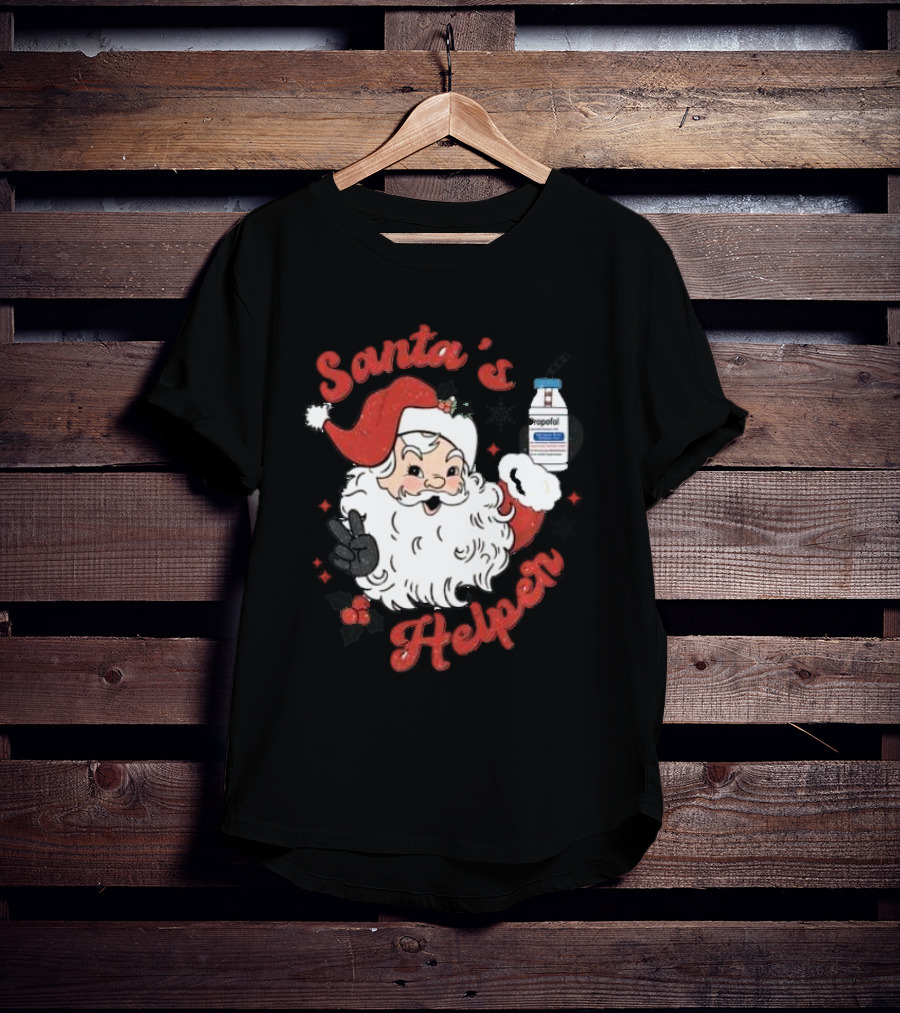 Santa's Helper Christmas Propofol T-Shirt