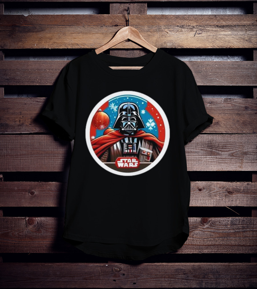 Star Wars Darth Vader Christmas Holiday Snowflakes T-Shirt