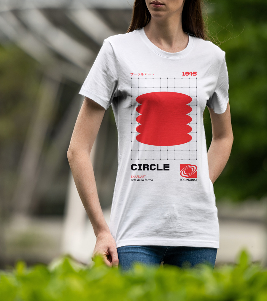 Circle Shape Art 1945 サークルアート Formkunst Arte Della Forma T-Shirt