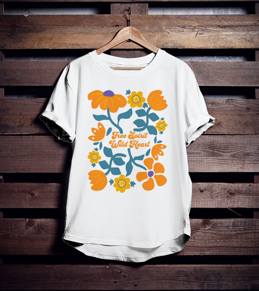 Free Spirit Wild Heart Floral T-Shirt