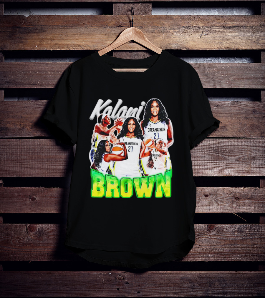 Kalani Brown Dreamathon 21 Basketball Legends T-Shirt