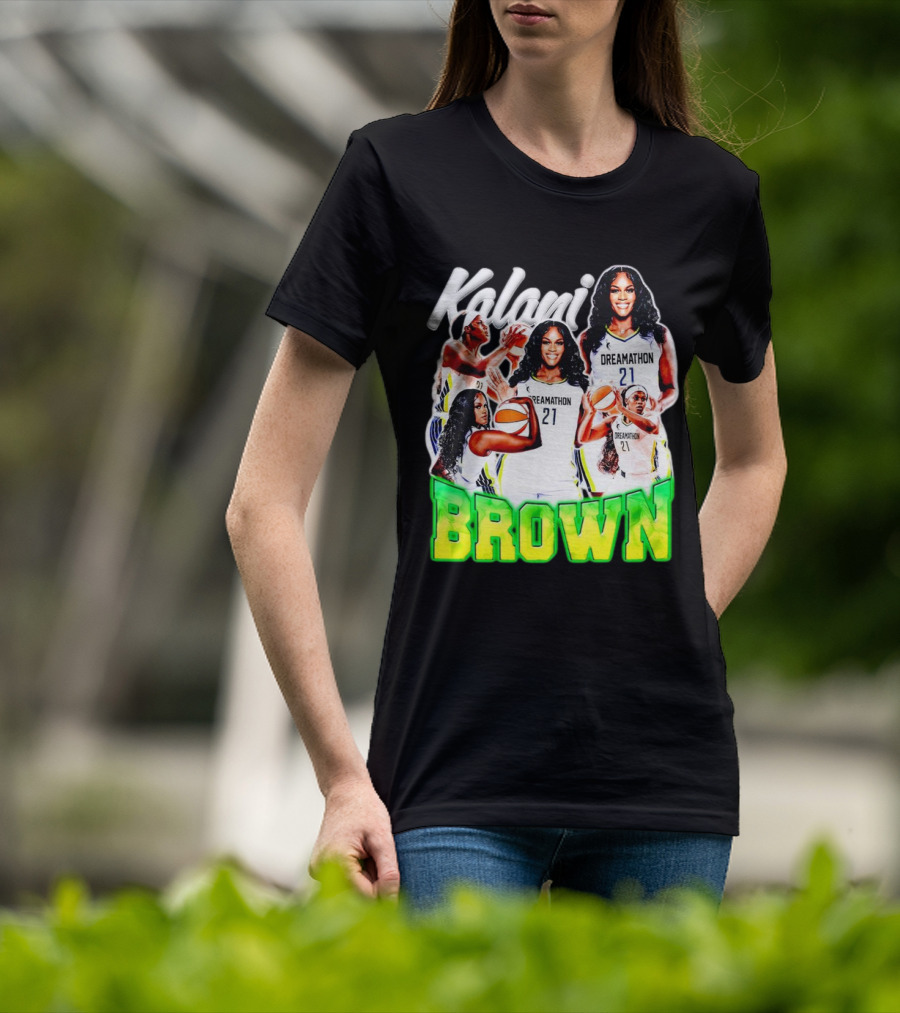 Kalani Brown Dreamathon 21 Basketball Legends T-Shirt