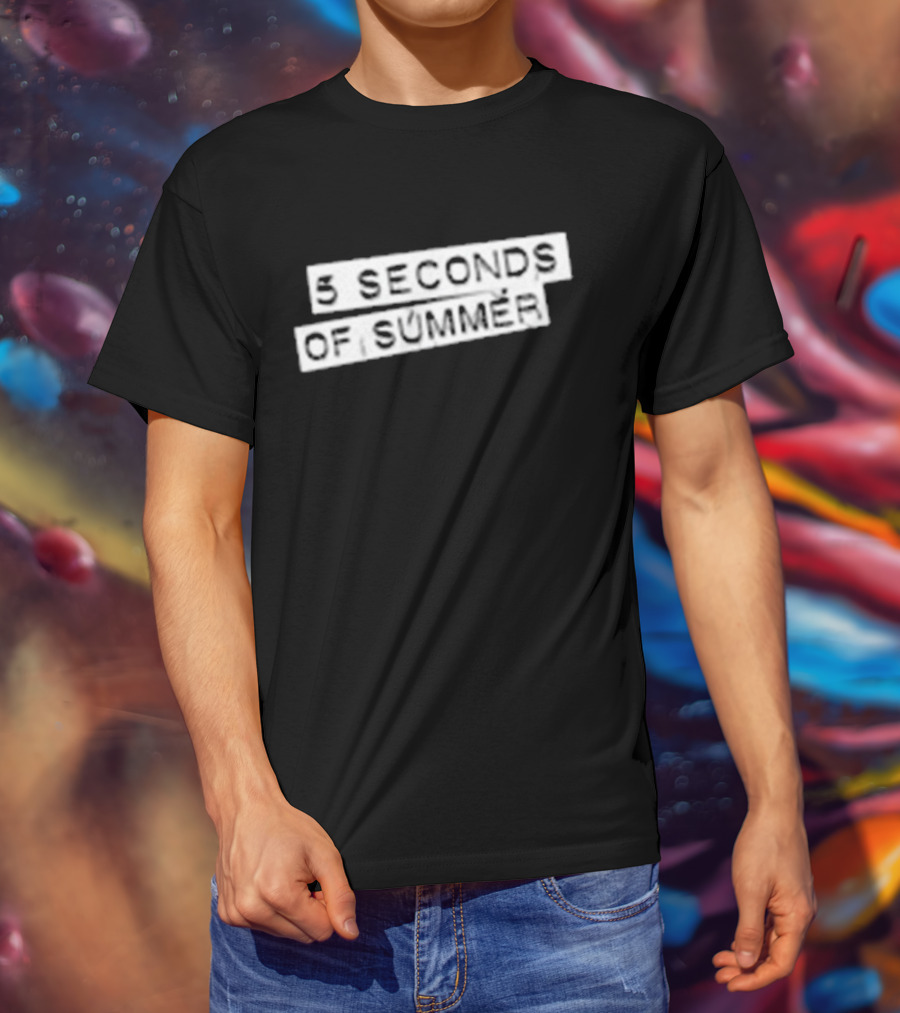 5 Seconds Of Summer 5SOS Self-Titled Album Cover T-Shirt