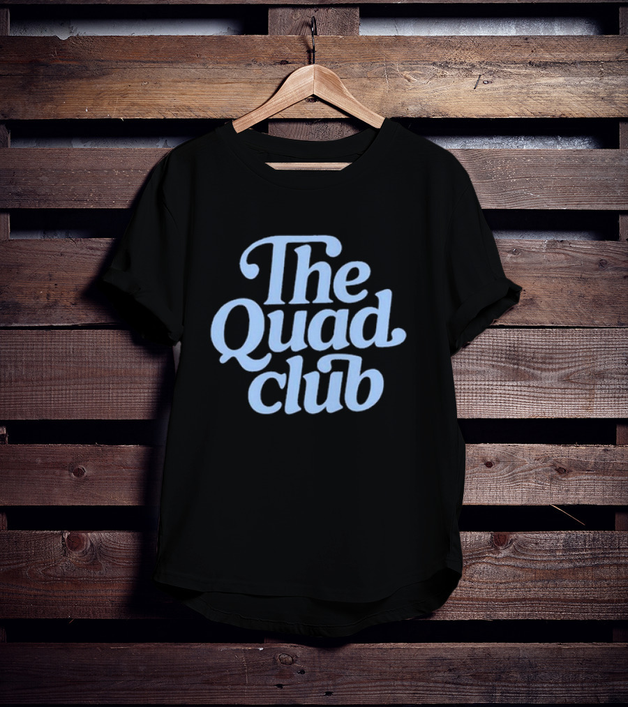 The Quad Club Black Quadrant T-Shirt