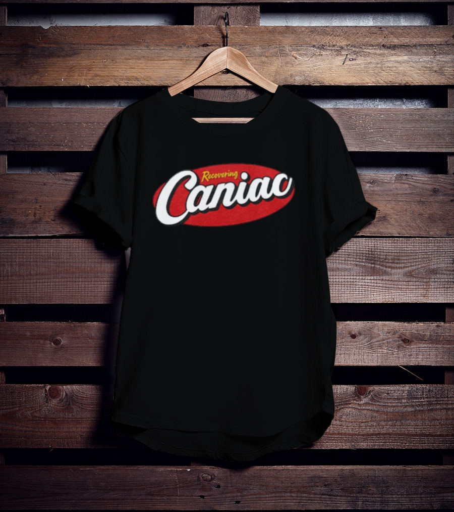 Recovering Caniac Red T-Shirt