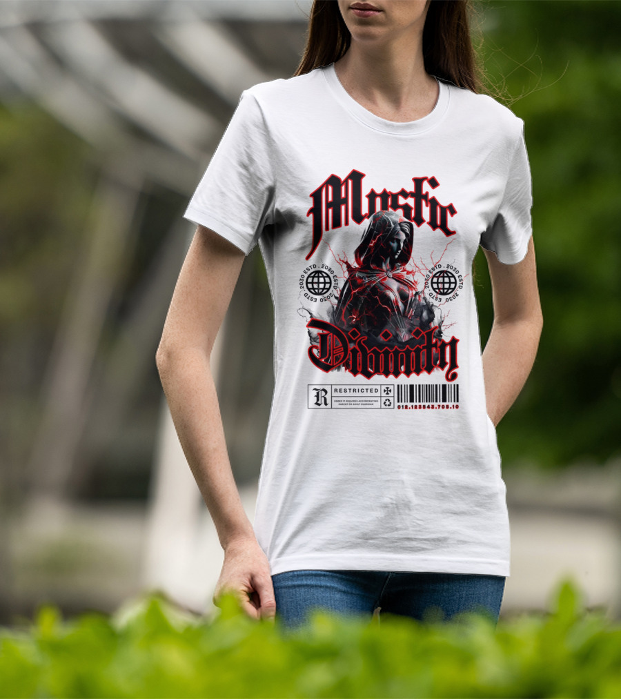 Mystic Divinity Divine Warrior Restricted Barcode 2038 2049 T-Shirt