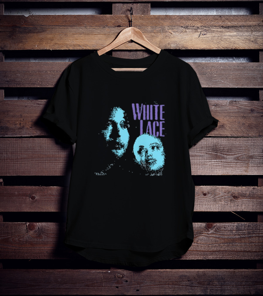 White Lace Skyler Acord Blue Faces T-Shirt