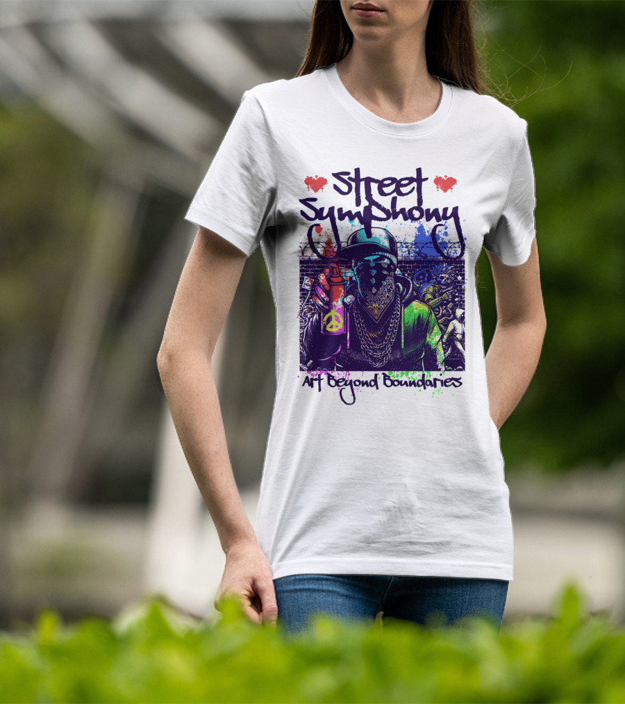 Street Symphony Art Beyond Boundaries Graffiti Man T-Shirt
