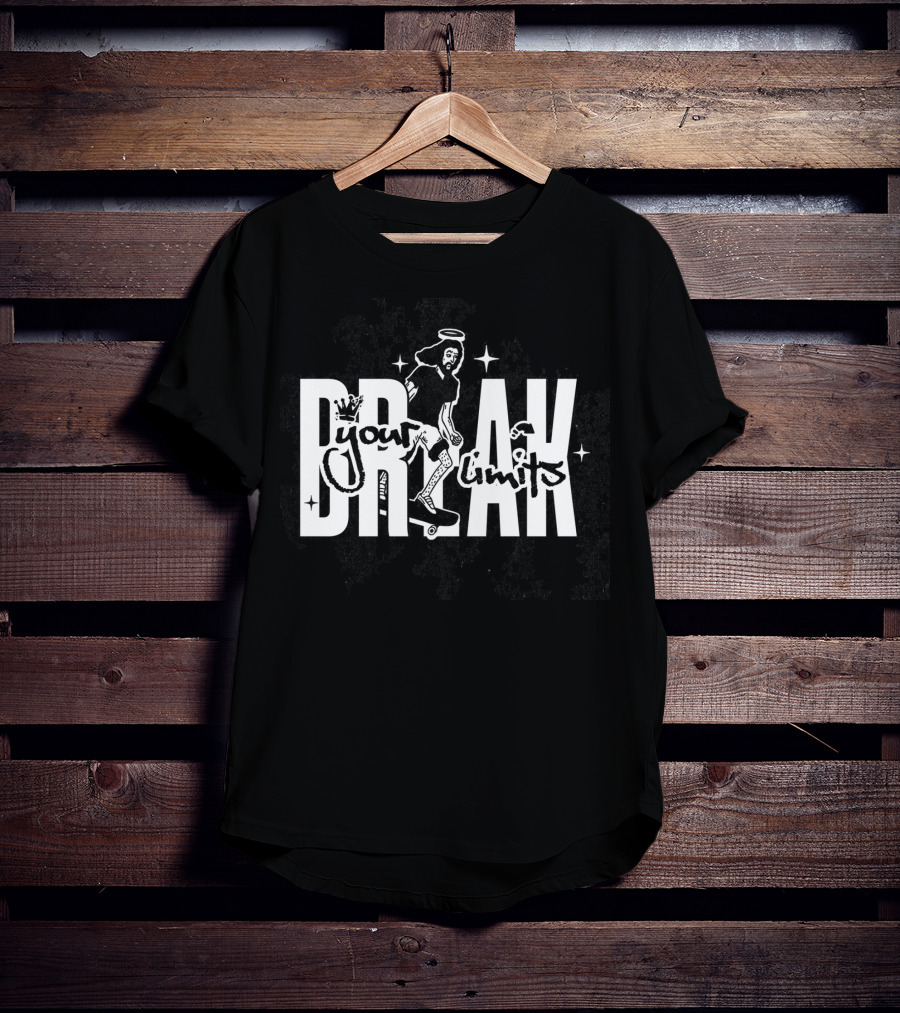 Break Your Limits Skateboard Angel T-Shirt