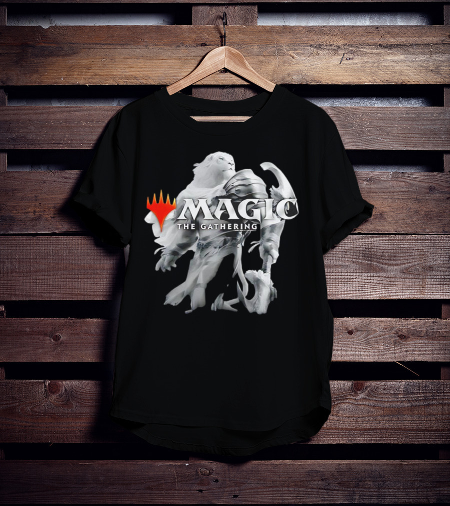 Magic The Gathering Lion Knight White Armor T-Shirt
