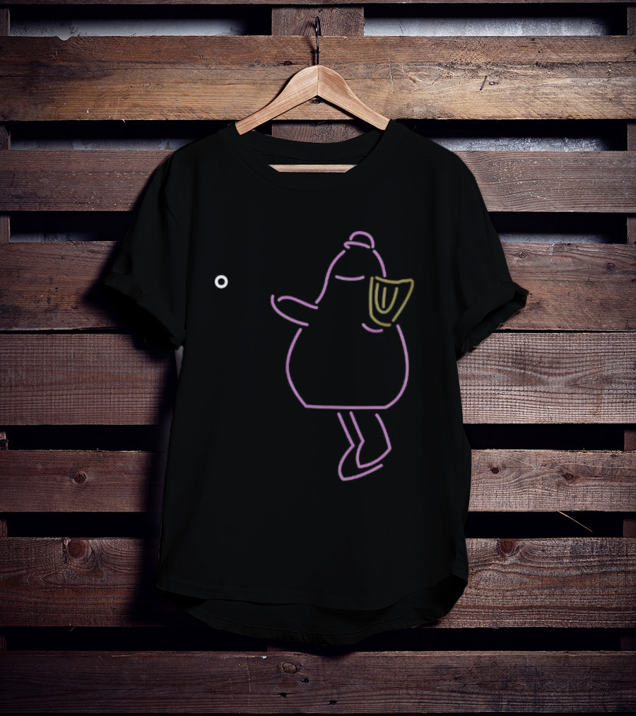 Purple Neon Space Creature T-Shirt