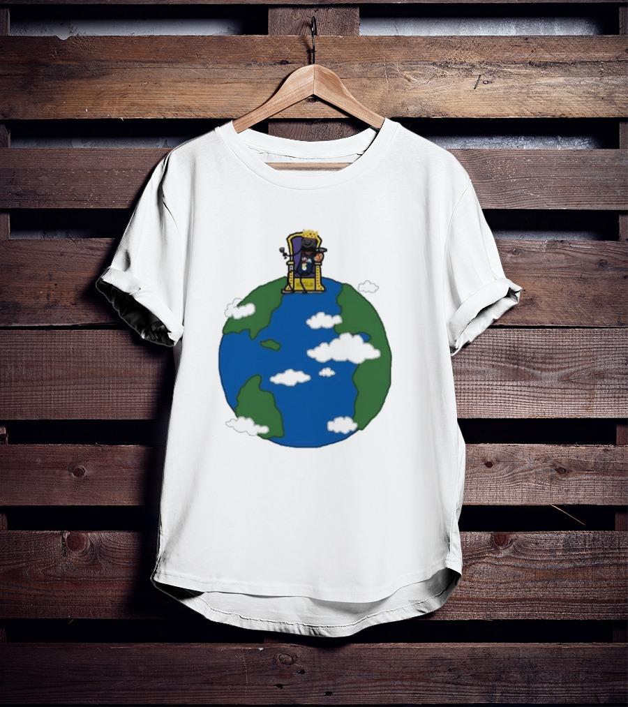 King Of The World James Throne On Earth T-Shirt