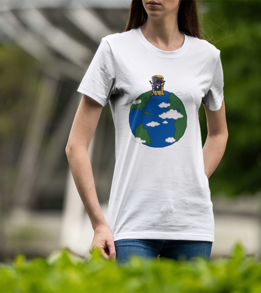 King Of The World James Throne On Earth T-Shirt