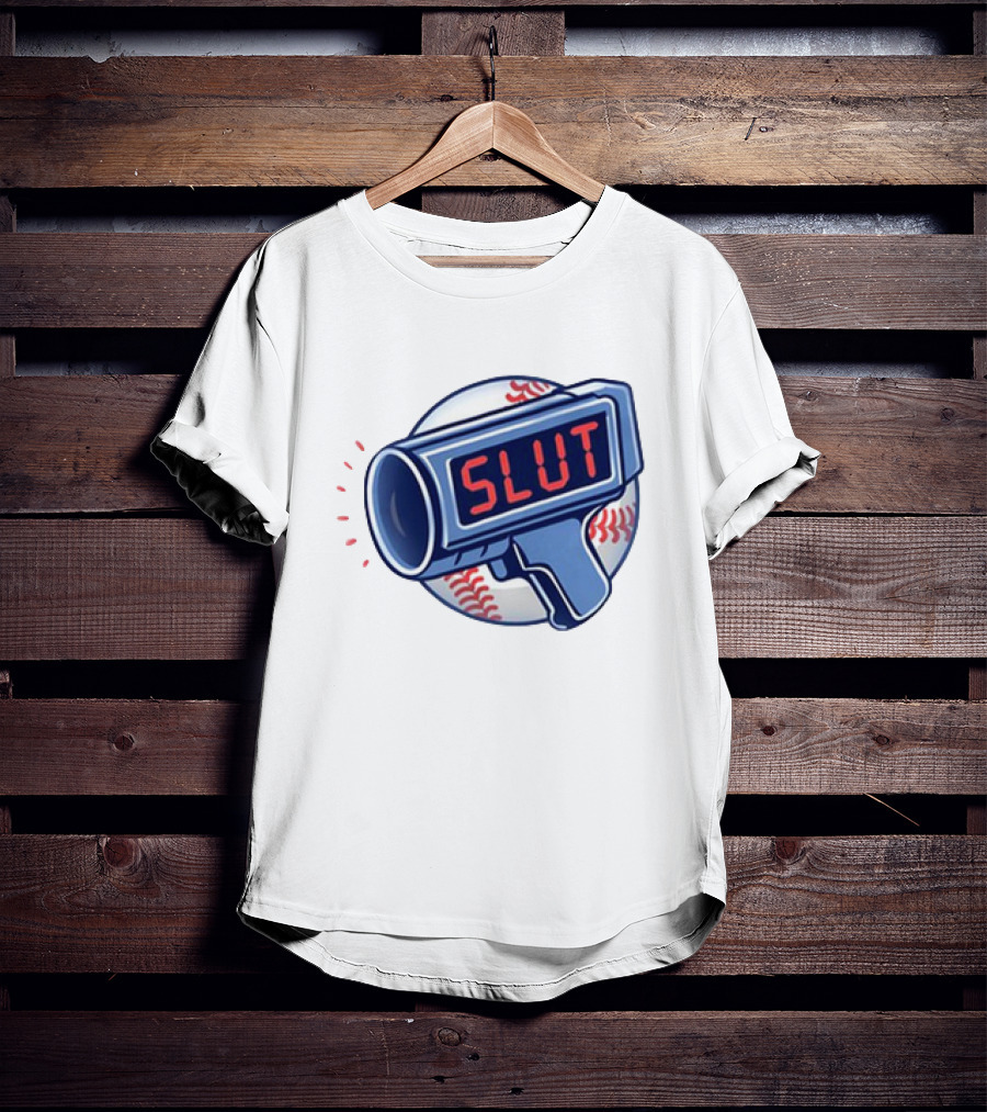 Slut Radar Baseball Humor T-Shirt