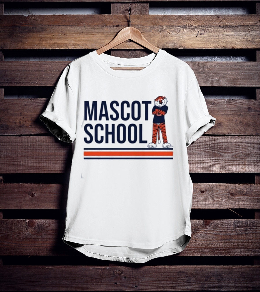 Mascot School Stampauburn Tiger Stripes T-Shirt