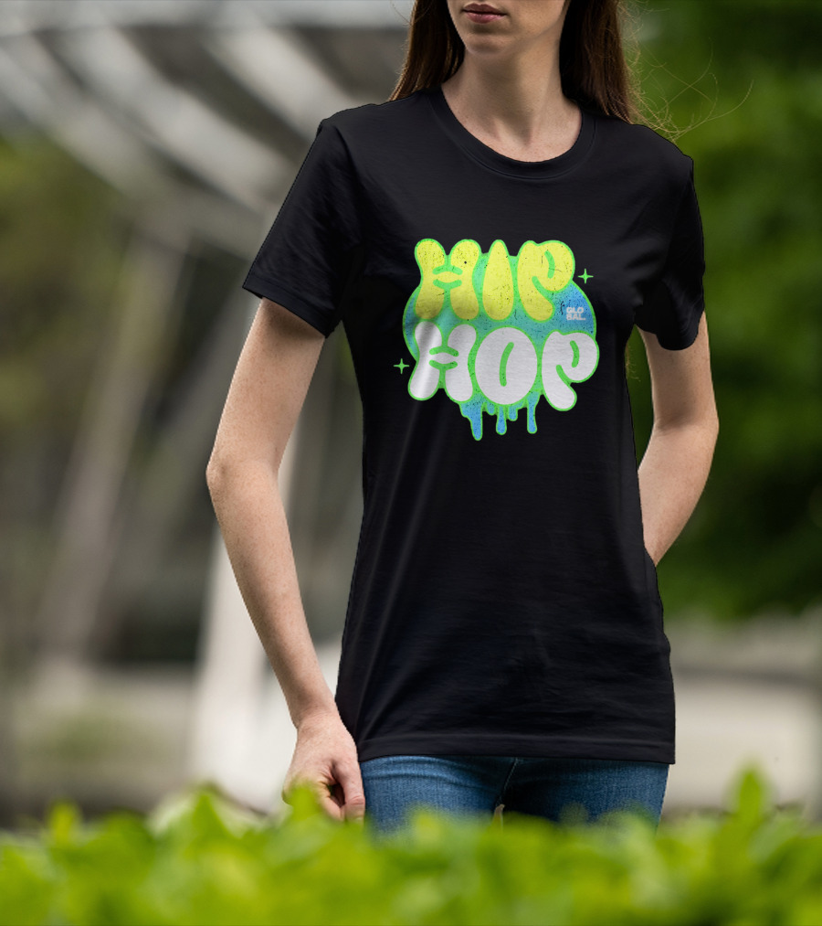 HIP HOP GLOBAL Drip Style Graffiti T-Shirt