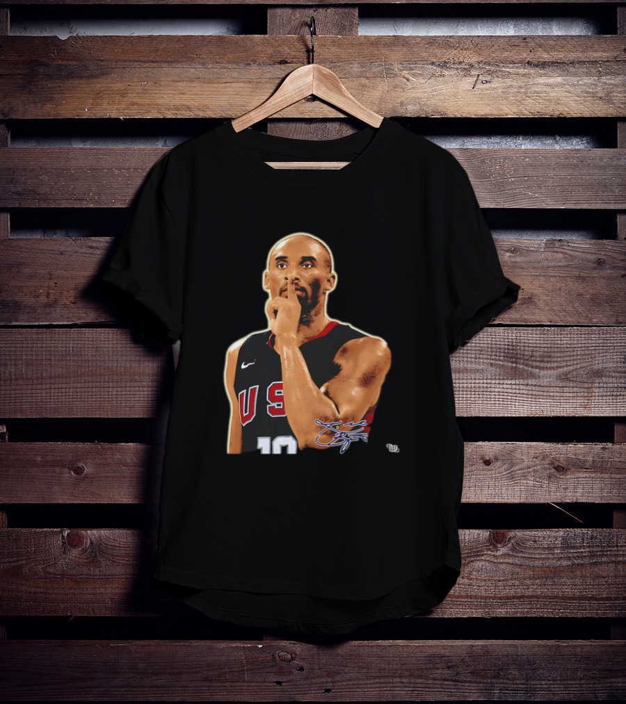 Kobe Bryant USA Basketball 10 Signature Quiet T-Shirt