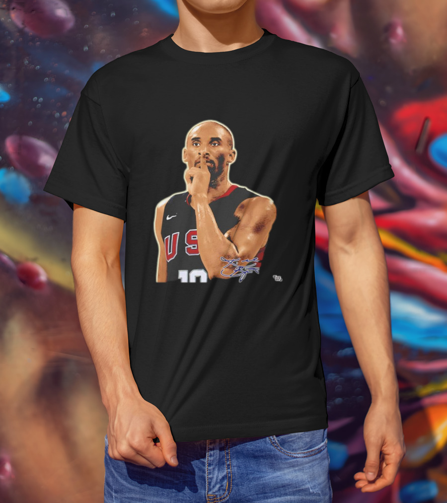 Kobe Bryant USA Basketball 10 Signature Quiet T-Shirt