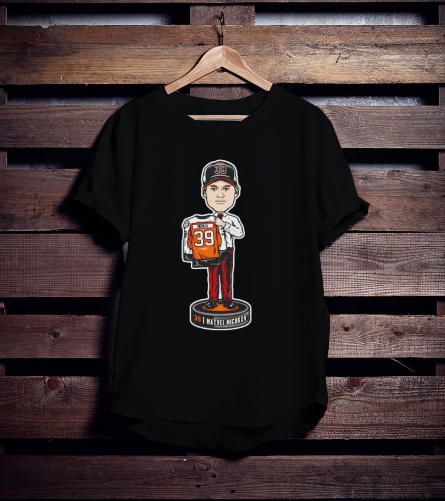 Matvei Michkov 39 Philadelphia Bobble Head Figurine T-Shirt