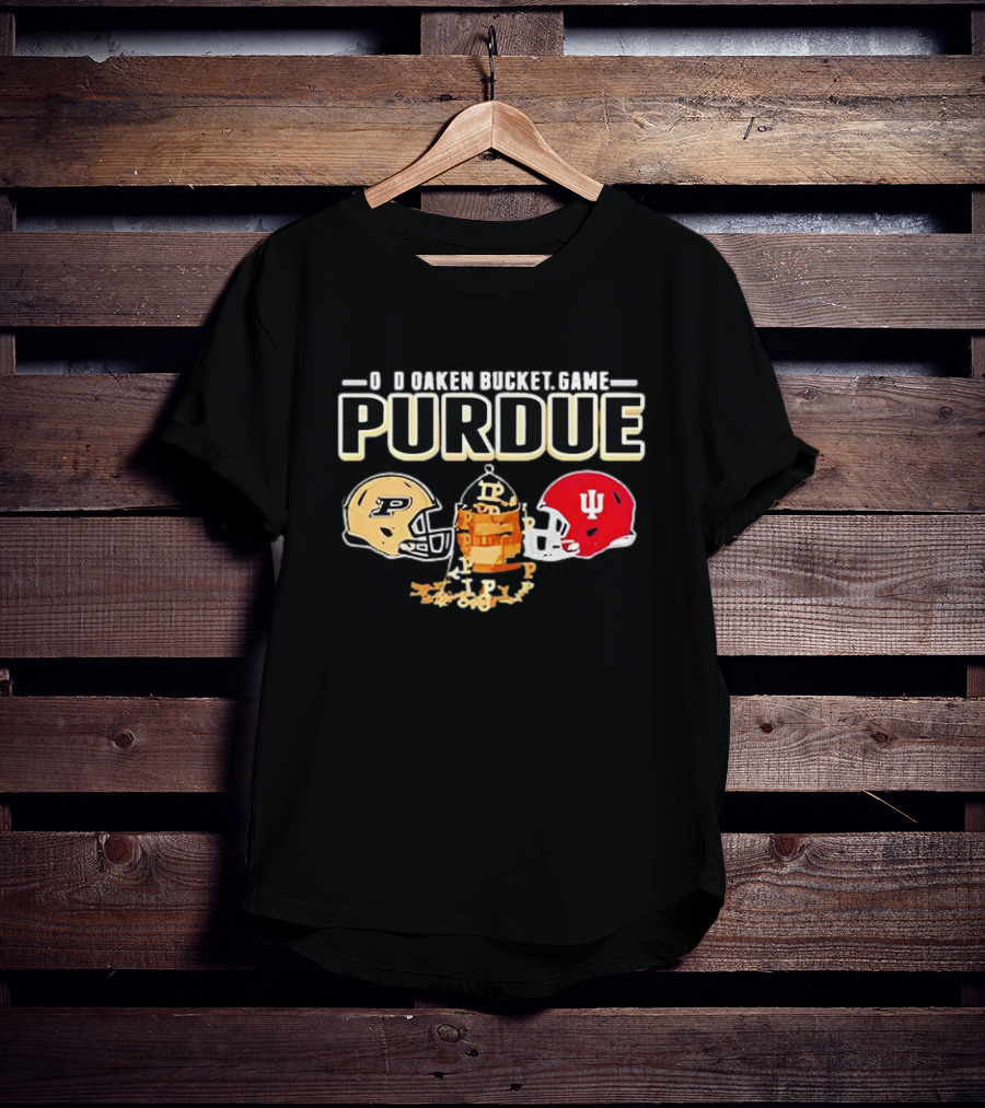 Old Oaken Bucket Game Purdue Boilermakers Indiana Hoosiers Football Rivalry T-Shirt