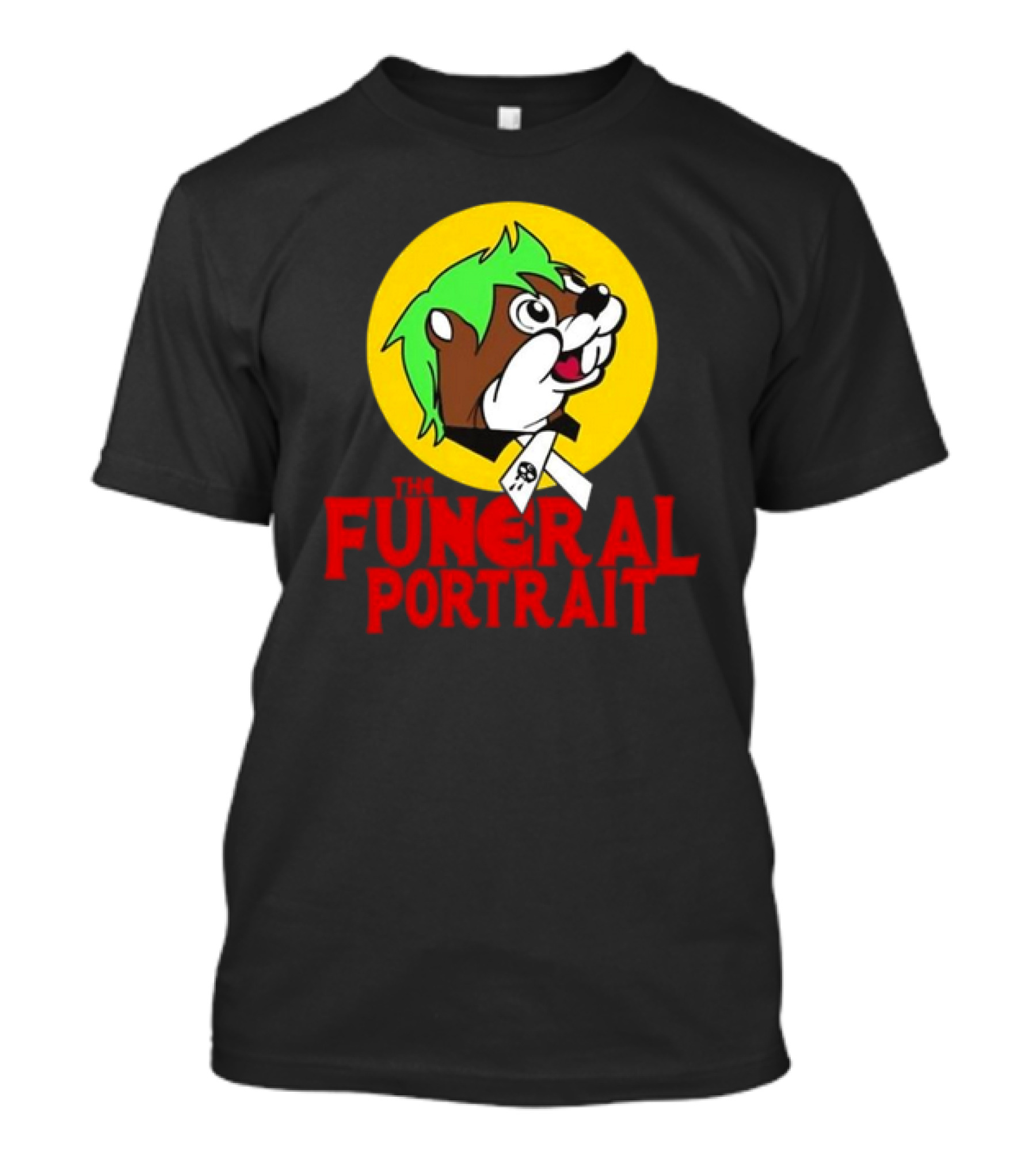 Buc-Ee’s The Funeral Portrait Skull Ribbon T-Shirt