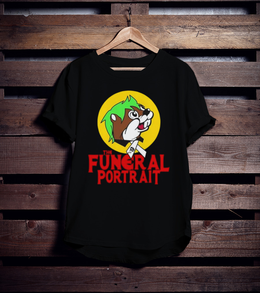 Buc-Ee’s The Funeral Portrait Skull Ribbon T-Shirt
