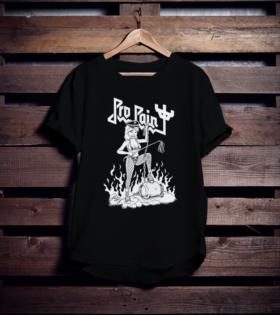 Pro Pain Diablo Macabre Chain And Flames T-Shirt