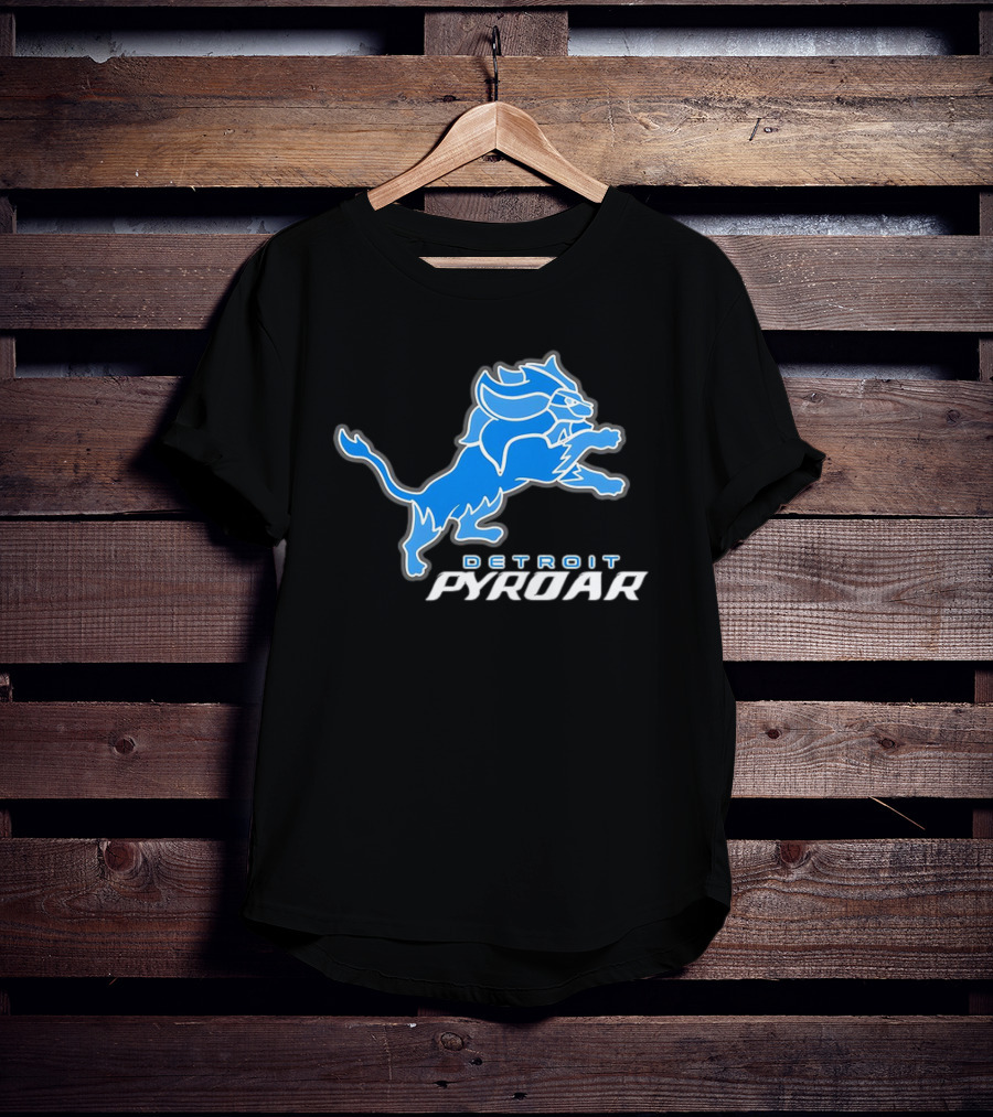 Detroit Pyroar Pokemon Football T-Shirt