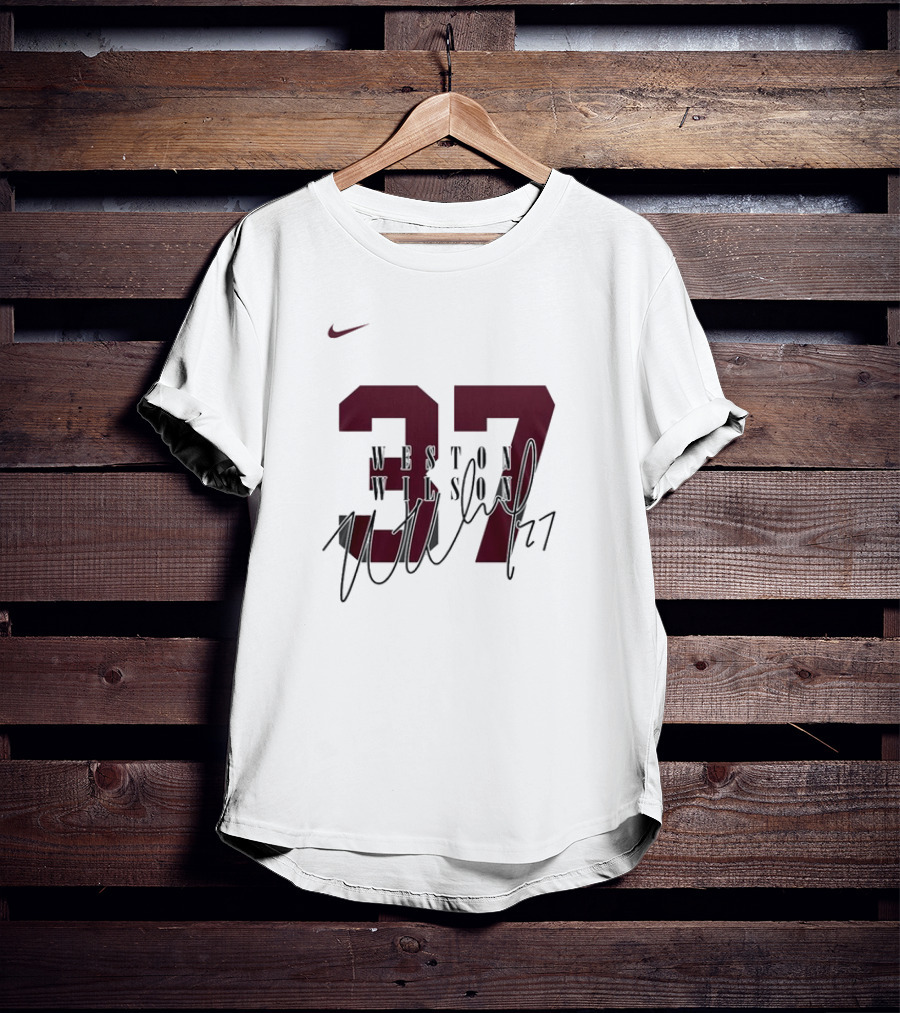 Weston Wilson 37 Phillies Signature T-Shirt