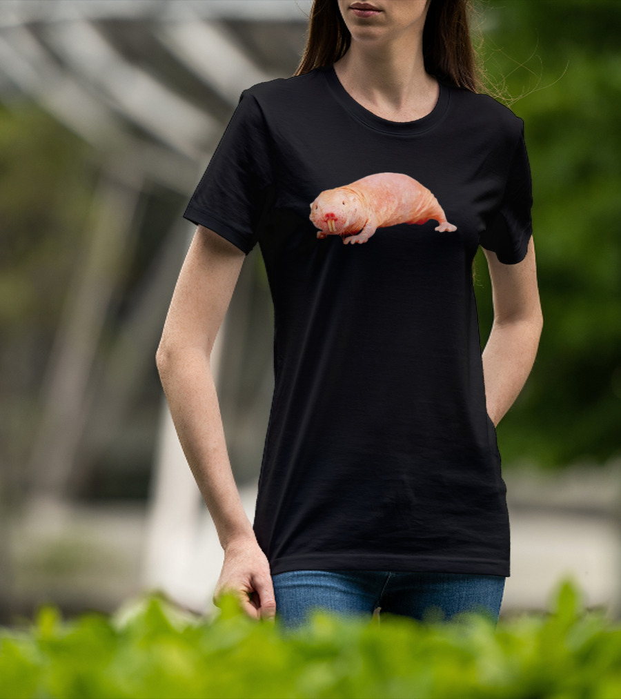 Naked Mole Rat Image On Clothing T-Shirt