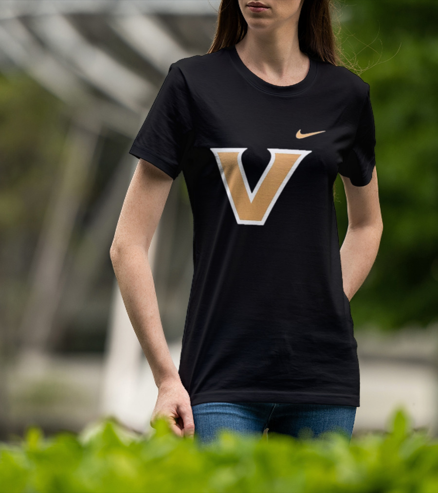 Vanderbilt Commodores Black V T-Shirt
